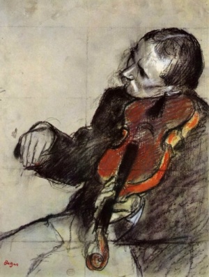 Edgar Degas: Violinist (1878-79)