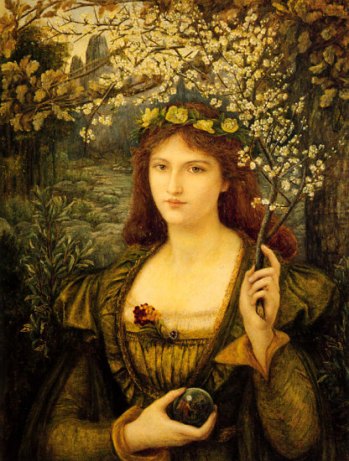 Marie Spartali Stillman: Madonna Pietra degli Scrovigni (1884)