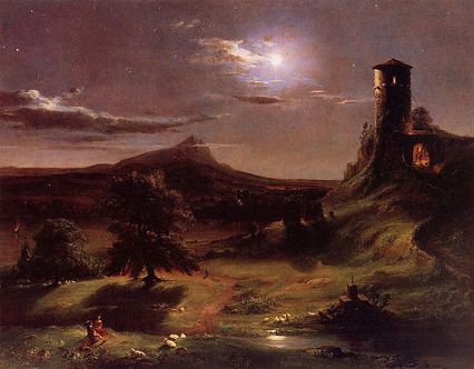 Thomas Cole: Moonlight (1833-34)