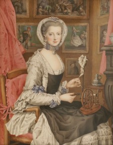 Maria Christina von Österreich: Selbstbildnis